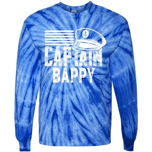 Captain Bappy Sailing Captain Hat Boat Owner Boating Sweatshirt Tie-Dye Long Sleeve Shirt