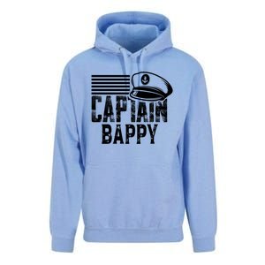 Captain Bappy Sailing Captain Hat Boat Owner Boating Sweatshirt Unisex Surf Hoodie