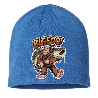 Catfishing Bigfoot Sasquatch Hunting Catfish Catfisher Gift Sustainable Beanie