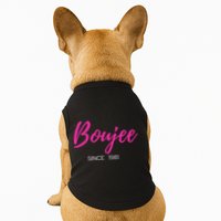 Classy Boujee Since 1981 Gift Doggie Tank