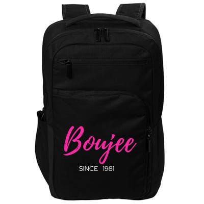 Classy Boujee Since 1981 Gift Impact Tech Backpack