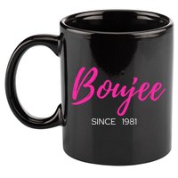 Classy Boujee Since 1981 Gift 11oz C Handle Ceramic Mug