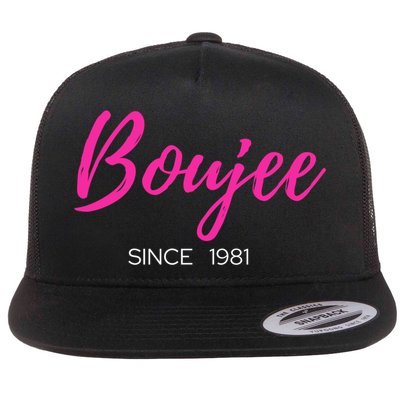 Classy Boujee Since 1981 Gift Flatbill Hat