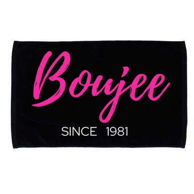 Classy Boujee Since 1981 Gift Microfiber Hand Towel