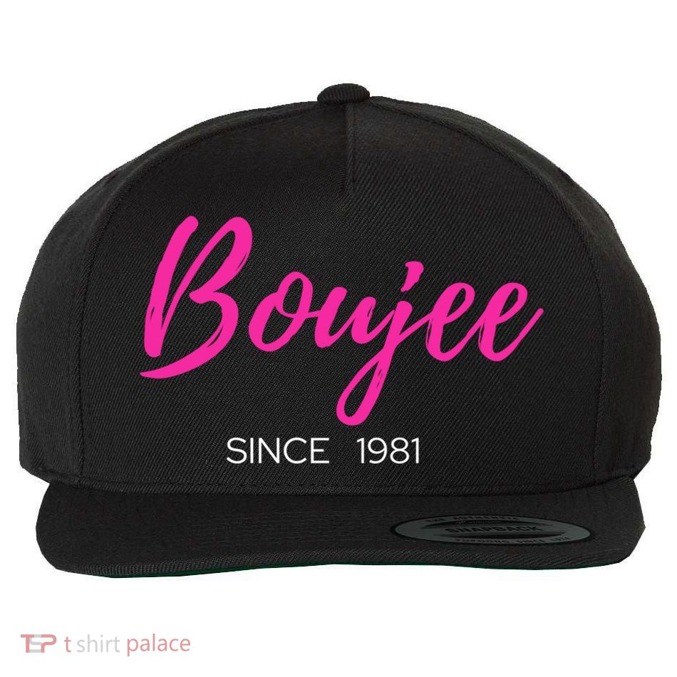 Classy Boujee Since 1981 Gift Wool Snapback Cap