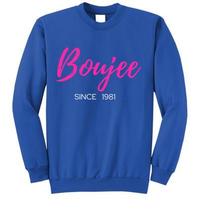 Classy Boujee Since 1981 Gift Sweatshirt