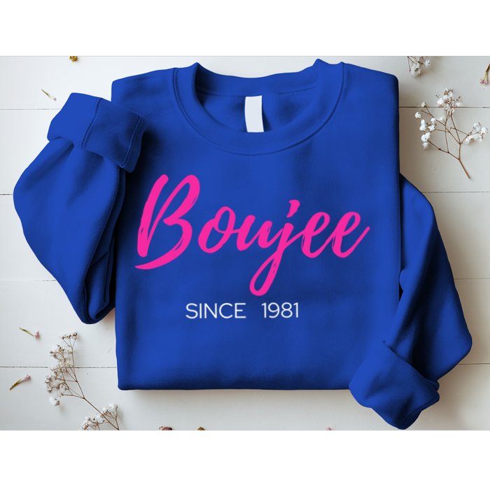 Classy Boujee Since 1981 Gift Sweatshirt
