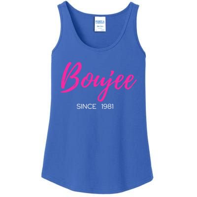 Classy Boujee Since 1981 Gift Ladies Essential Tank