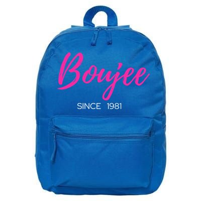 Classy Boujee Since 1981 Gift 16 in Basic Backpack