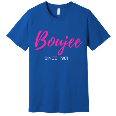 Classy Boujee Since 1981 Gift Premium T-Shirt