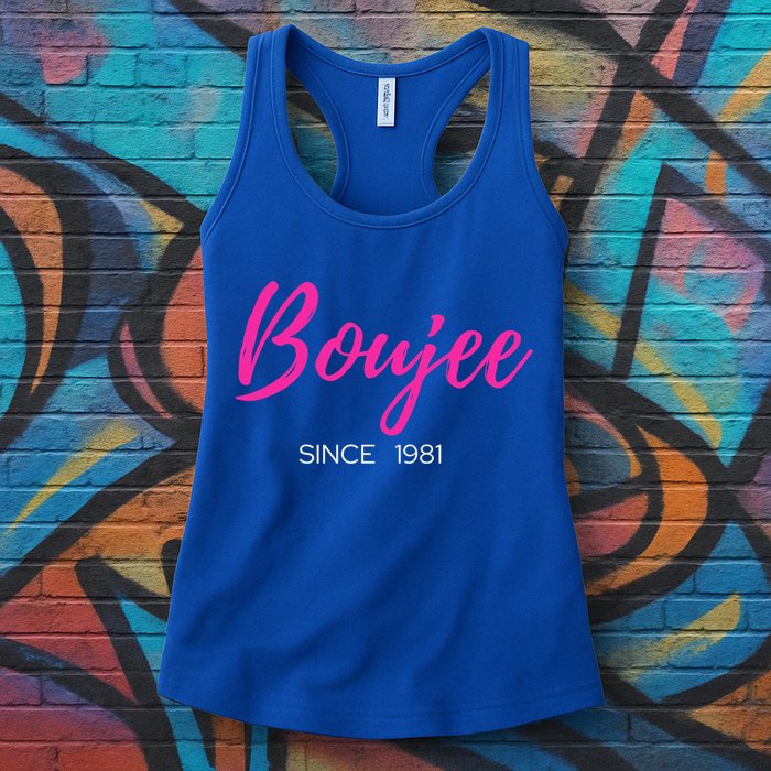 Classy Boujee Since 1981 Gift Womens Tank Top