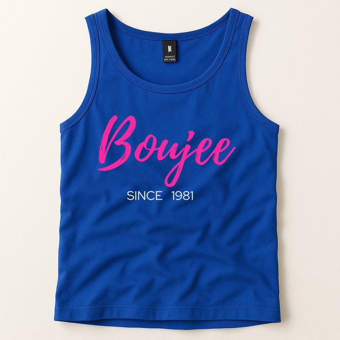 Classy Boujee Since 1981 Gift Tank Top
