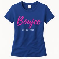Classy Boujee Since 1981 Gift Womens T-Shirt