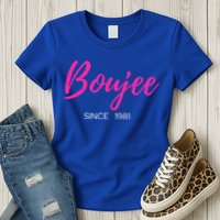 Classy Boujee Since 1981 Gift Womens T-Shirt