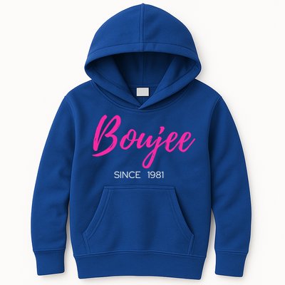Classy Boujee Since 1981 Gift Kids Hoodie