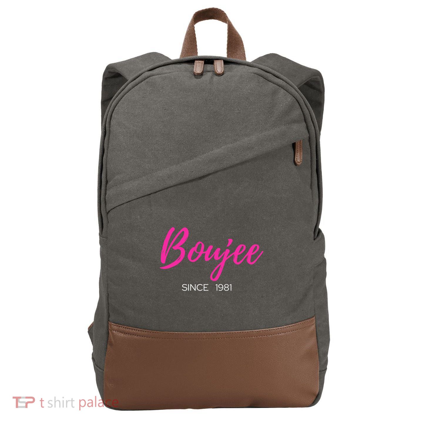 Classy Boujee Since 1981 Gift Cotton Canvas Backpack