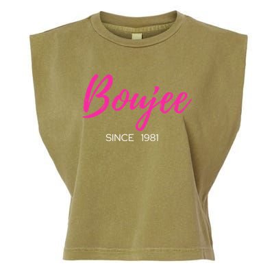 Classy Boujee Since 1981 Gift Garment-Dyed Women's Muscle Tee