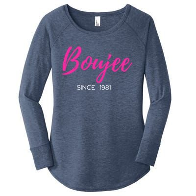 Classy Boujee Since 1981 Gift Women's Perfect Tri Tunic Long Sleeve Shirt