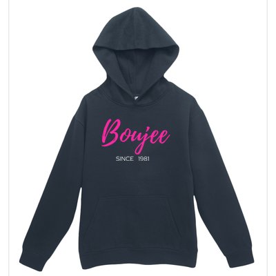 Classy Boujee Since 1981 Gift Urban Pullover Hoodie