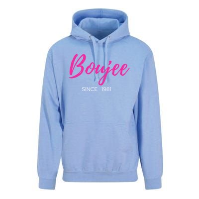 Classy Boujee Since 1981 Gift Unisex Surf Hoodie