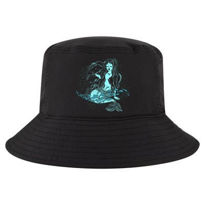 Cute Boho Space Galaxy Mermaid Cool Comfort Performance Bucket Hat