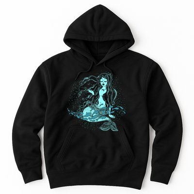 Cute Boho Space Galaxy Mermaid Hoodie