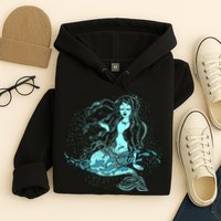 Cute Boho Space Galaxy Mermaid Hoodie