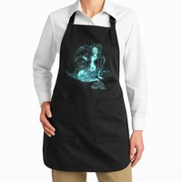 Cute Boho Space Galaxy Mermaid Apron