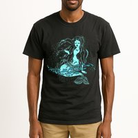 Cute Boho Space Galaxy Mermaid Tall T-Shirt