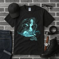 Cute Boho Space Galaxy Mermaid Tall T-Shirt