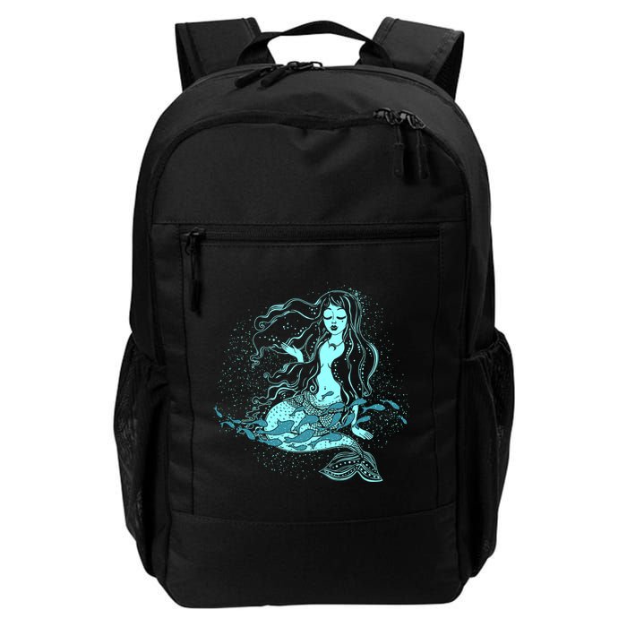 Cute Boho Space Galaxy Mermaid Backpack