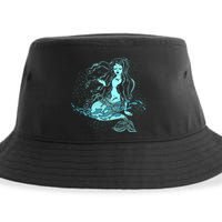 Cute Boho Space Galaxy Mermaid Sustainable Bucket Hat