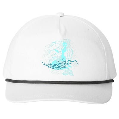 Cute Boho Space Galaxy Mermaid Snapback Five-Panel Rope Hat