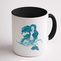 Cute Boho Space Galaxy Mermaid Mug