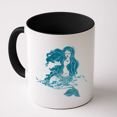Cute Boho Space Galaxy Mermaid Mug