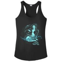 Cute Boho Space Galaxy Mermaid Ladies PosiCharge Competitor Racerback Tank
