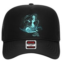 Cute Boho Space Galaxy Mermaid Trucker Hat