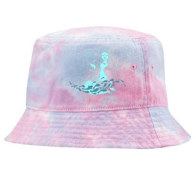 Cute Boho Space Galaxy Mermaid Tie-Dyed Bucket Hat