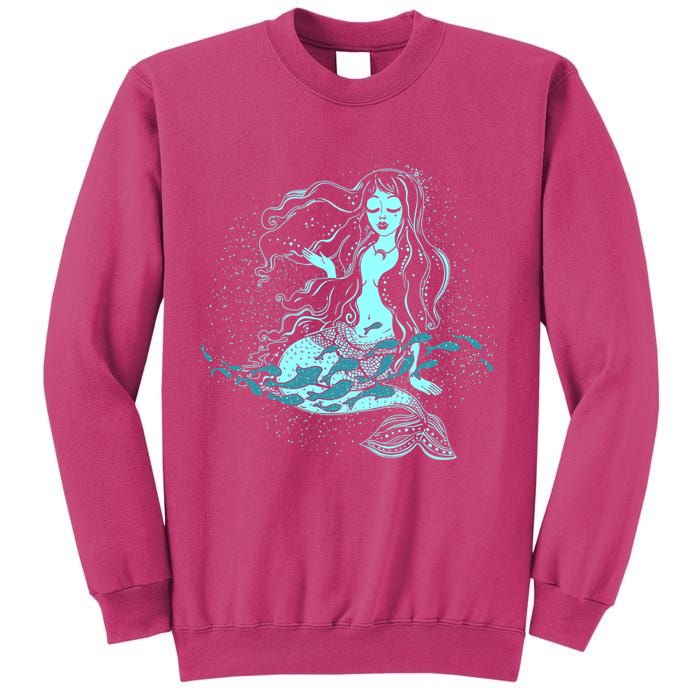 Cute Boho Space Galaxy Mermaid Sweatshirt