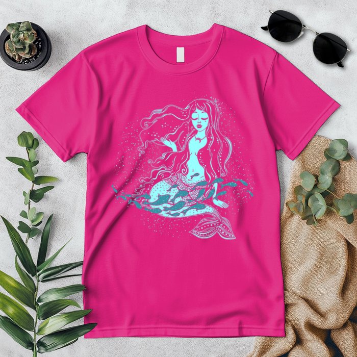 Cute Boho Space Galaxy Mermaid Premium T-Shirt