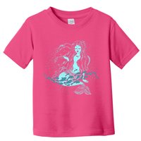 Cute Boho Space Galaxy Mermaid Toddler T-Shirt