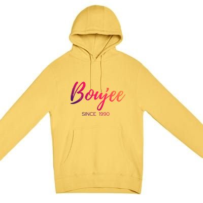 Classy Boujee Since 1990 Gift Premium Pullover Hoodie