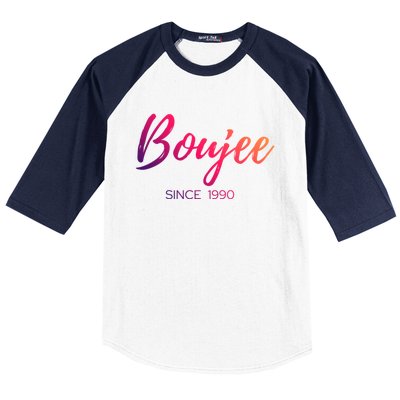 Classy Boujee Since 1990 Gift Baseball Sleeve Shirt