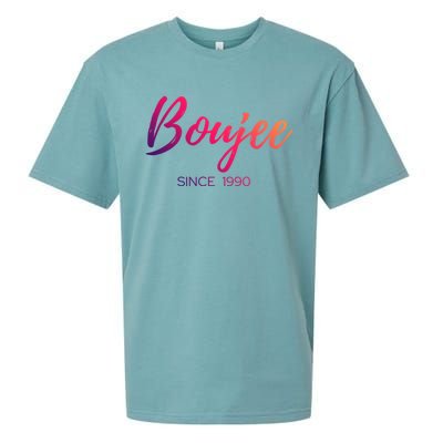 Classy Boujee Since 1990 Gift Sueded Cloud Jersey T-Shirt