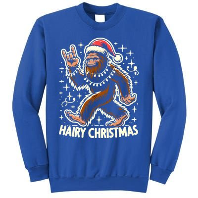 Cool Bigfoot Santa Sasquatch Pajamas Hairy Christmas Yeti Funny Gift Sweatshirt