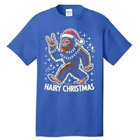 Cool Bigfoot Santa Sasquatch Pajamas Hairy Christmas Yeti Funny Gift Tall T-Shirt