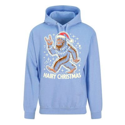 Cool Bigfoot Santa Sasquatch Pajamas Hairy Christmas Yeti Funny Gift Unisex Surf Hoodie