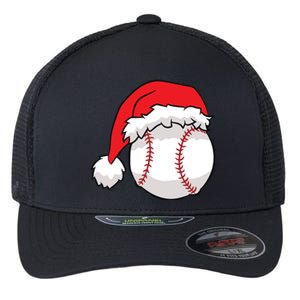 Christmas Baseball Santa Hat Baseball Flexfit Unipanel Trucker Cap