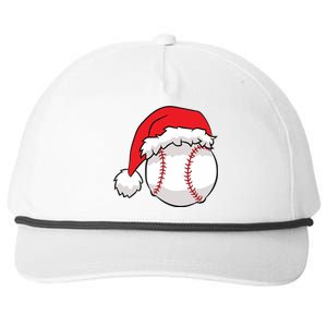 Christmas Baseball Santa Hat Baseball Snapback Five-Panel Rope Hat