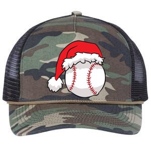 Christmas Baseball Santa Hat Baseball Retro Rope Trucker Hat Cap